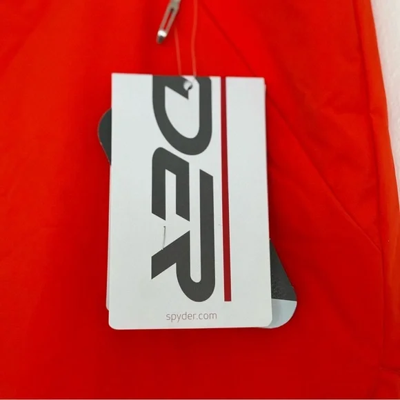 NEW Spyder Women Bright Red Ski Snowboard Snow Waterproof Pants Suit Size 14R - Picture 6 of 15